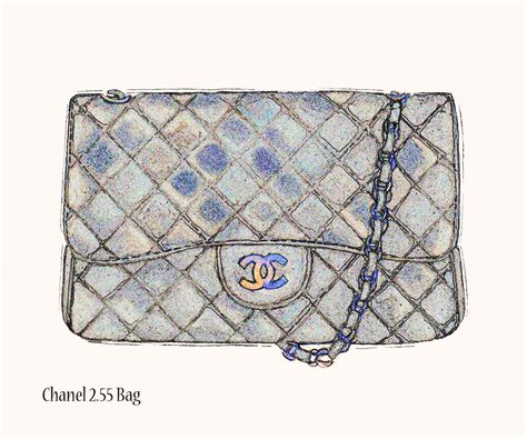 chanel bag photos|Chanel bag illustration.